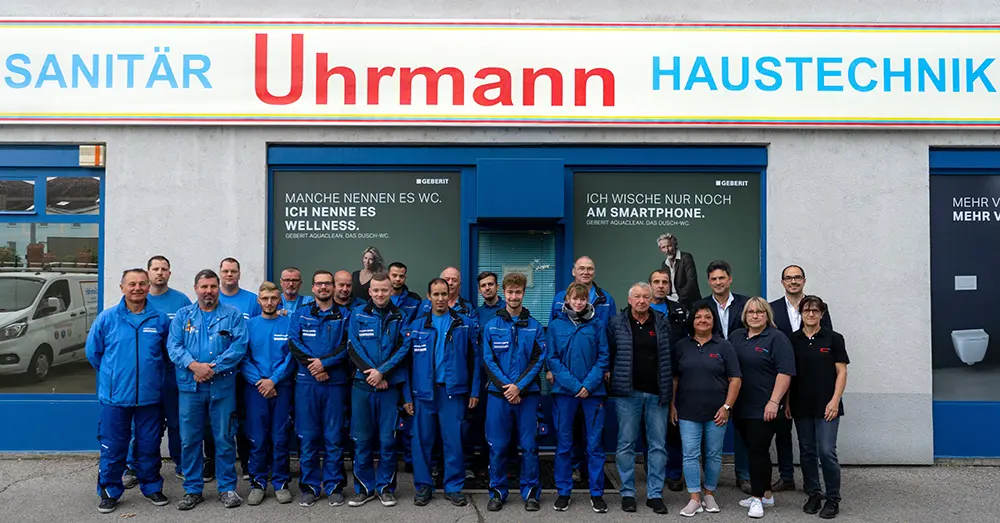 Das Team von Heizung Sanitär H. Uhrmann Ges.m.b.H. in Wien